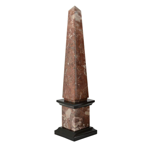 Obélisque Décoratif En Marbre Noir Belge - 30 Cm De Haut, Style Classique Pour La Décoration D'intérieur